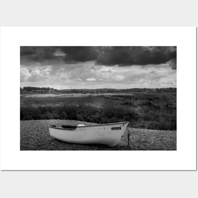 Boat on a shingle beach Wall Art by avrilharris